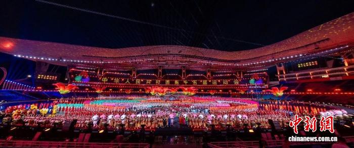 十五运会开幕式最后一次综合演练圆满收官 进入